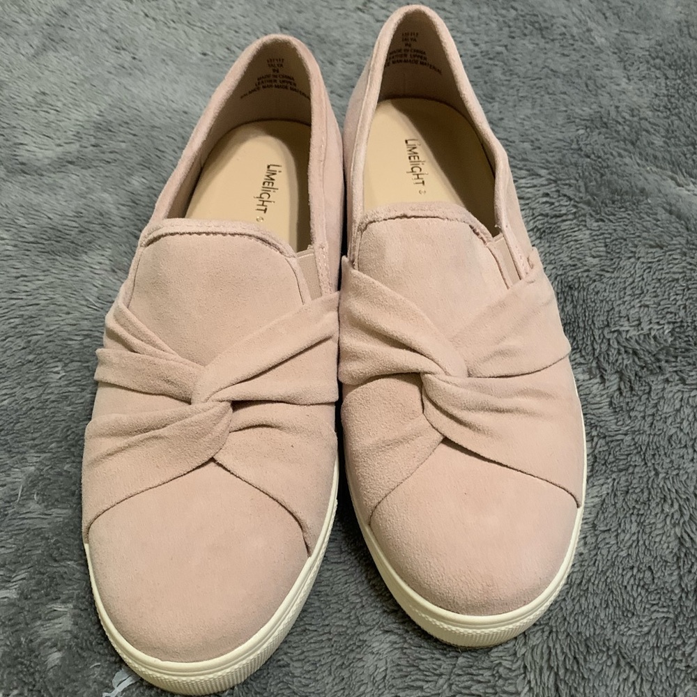 Like New Light Pink Slip-On Shoes